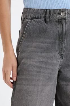 Vaqueros anchos de algodón