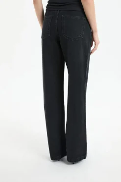 Vaqueros anchos de algodón