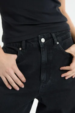 Vaqueros anchos de algodón