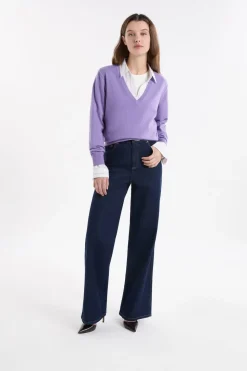 Vaqueros rectos de algodón