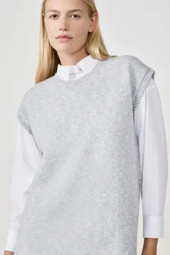 Vestido de punto sin mangas