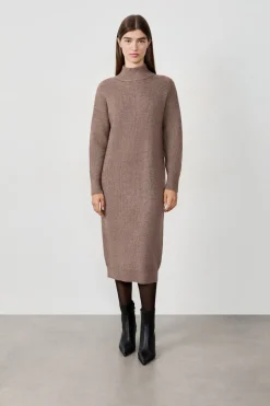 Vestido suéter largo