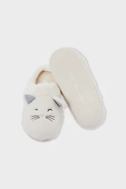 Zapatillas con motivos de gatos de tejido ultrasuave